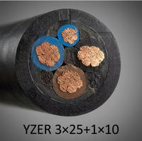 Enrouleur de câble flexible en cuivre et caoutchouc EPR YZER 300/500V IP67 pour outils portables et équipement d'atelier, norme industrielle IEC 60245