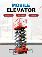 Plateforme élévatrice mobile électrique HELI avec système hydraulique autopropulsé, hauteur de plateforme maximale de 24 m, capacité de 110 kg