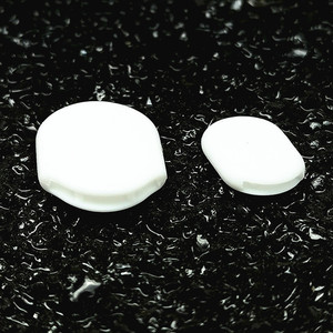 <b>Clip</b>-<b>on</b> <b>Earring</b> Pads Milky White Transparent Plastic Resin Unisex Everyday Wear - Product Image 4