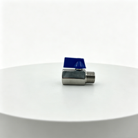 Vanne à boisseau sphérique miniature OEM en acier inoxydable 304 316 filetée NPT BSP DN20 3/4 pouce M-F, vanne d'arrêt haute pression 1000WOG
