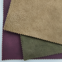 Tissu en fausse fourrure de mouton douce, embossé PU, imperméable, matière chaude, moelleuse et confortable pour vêtements d'hiver