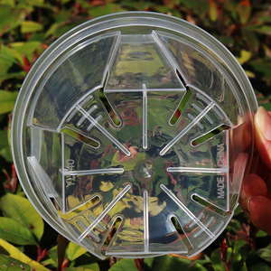 Macetas de Plástico para Vivero con Plato, 5 Tamaños, Orificios de Drenaje para Plantas de Jardín, Flores, Hierbas, Suculentas - Product Image 2