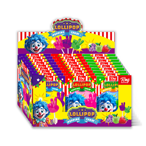 Sucettes rétro, bonbons pétillants, design <span class=keywords><strong>original</strong></span>, sucettes HALAL avec bonbons sautants - Product Image 2