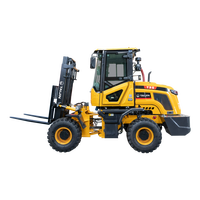 Forklift Medan Kasar 3,5 Ton 4WD |   Forklift Off-road TAIJIN T35 4x4 untuk Penanganan Material Pertanian & Kebun Harga Bersertifikat CE