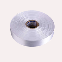 Rouleau d'étiquettes de soin satiné ruban de lavage d'impression de ruban de soie polyester