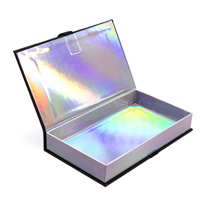 Caja de Regalo Holográfica con Logotipo Personalizado, Caja Magnética de Cartón Rígido, Embalaje de Papel Duro con Laminado Mate, Papel Recubierto con Cierre Magnético - Product Image 1