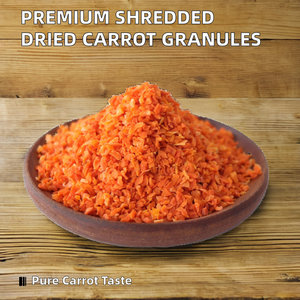 Cenouras Secas Desfiadas de Alta Qualidade Processadas AD em Forma de Cubo 5x5mm Embaladas a Granel - Product Image 3