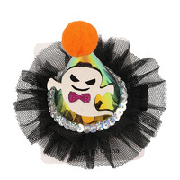 Nuevos Accesorios de Halloween, Pinzas para el Cabello Creativas y Originales de Resina Hechas a Mano con Forma de Calabaza, Fantasma y Murciélago