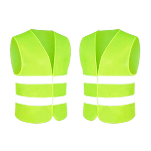 سترة عاكسة سلامة البناء البناء سترة عاكسة عالية الوضوح سترة عاكسة مع جيوب - Product Image 6