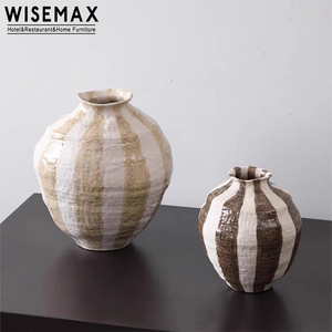 WISEMAX MOBILIARIO Retro <span class=keywords><strong>Vintage</strong></span> clásico hogar arte diseño decorativo porcelana maceta Mesa jarrones de cerámica para decoración del hogar - Product Image 4