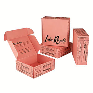 Cajas de Regalo de Embalaje de Cartón Corrugado Plegables con Logotipo Personalizado para Envío de Cosméticos - Product Image 3