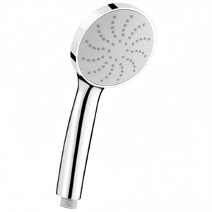 Soffione doccia a getto singolo, diametro 100 mm, lunghezza 29,5 cm, finitura cromata, per uso bagno - Product Image 2
