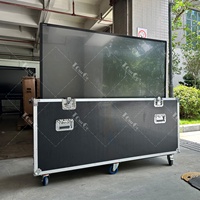 Flight case aluminium taille personnalisée Tv 32 50 55 pouces 65 "75" 80 100 pouces Flight case Plasma Tv pour Lcd Tv