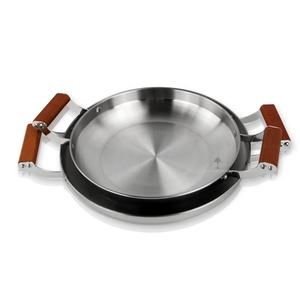 Sartenes de <span class=keywords><strong>Paella</strong></span> de acero inoxidable de alta calidad con doble ASA, diseño moderno, utensilios de cocina Premium, fábrica directa, amigables con los mariscos - Product Image 4