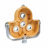 ADS30 Three-Prism Set for Total Station | 360° Surveying Reflector Optical Glass Compatible All Brands of Total Stations