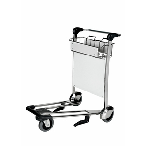 Durable Airport Baggage Trolley Airport Passenger <b>Cart</b> With <b>Storage</b> Basket For Public Area - Product Image 3