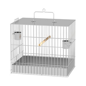 Groothandel Zingen Vogels Kooi Met Open Top Voor Kanarie Parkieten Lovebirds Rvs Animal Kooien Vogels Fokken - Product Image 2