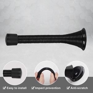 <strong>Spring</strong> <strong>Door</strong> <strong>Stopper</strong> 3-1/4" Flexible <strong>Spring</strong> <strong>Door</strong> Stops with White Rubber Bumper Tips - Product Image 4