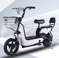 Vélo électrique léger et élégant, vélo de ville, 3 vitesses, acier au carbone, frein à tambour sans balais, 48V