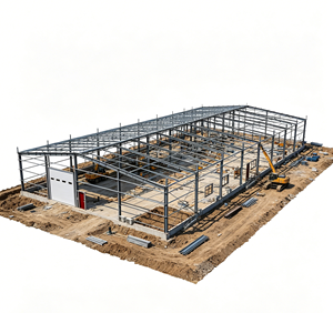 Edificio Prefabricado Multifuncional de Estructura de Acero para Almacenes y Talleres Industriales Modernos - Product Image 5