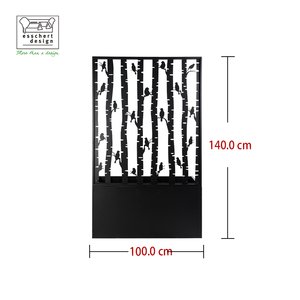 Esschert Design Birds Flowers Deers Pattern Wholesale Raised <strong>Trellis</strong> Garden Beds Climbing Plants Outdoor <strong>Planters</strong> <strong>Large</strong> - Product Image 2