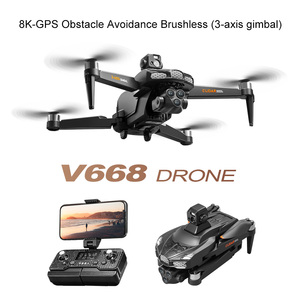 best-selling GPS brushless three-axis gimbal aerial photography design remote-controlled high-definition lens laser drones - Product Image 1