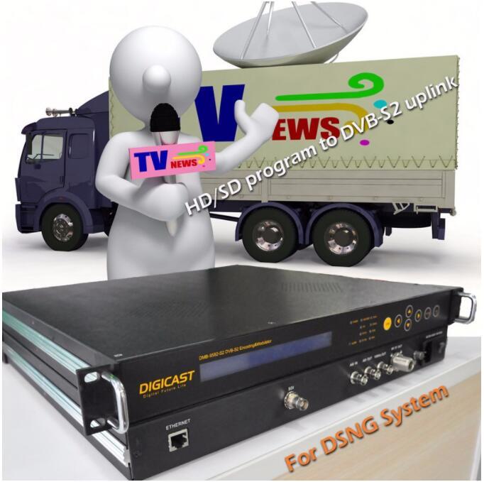 DVB-S2 MPEG-2/H.264 HD Modulateur Encodeur SDI à DVB-S2 Modulateur