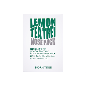 BornTree Lemon Tea Tree Blackhead Nose Pack 10 unidades Cuidado Diario de la Piel Todo Tipo de Piel - Product Image 2