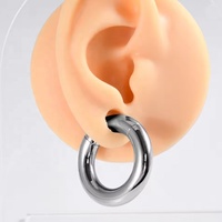 Anneau segmenté en acier inoxydable pour piercing corporel, cadeau pour enfant, piercing génital masculin, anneau Prince Albert, poids d'expansion, plugs d'oreille