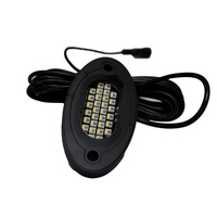 Kit Lampu Batu RGB 30LED IP68 Tahan Air 4 Pod Lampu Bawah Putih Mode Musik Berkedip Lampu Roda Truk ATV