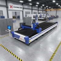 Mesin Pemotong Laser Fiber Leadhan 1500W 3000W 6000W untuk Pemotongan Lembaran Logam Karbon Baja Tahan Karat dengan Sertifikasi CE