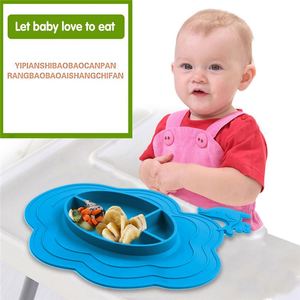 고품질 BPA 무료 실리콘 흡입 플레이트 그릇 컵 어린이 아기 수유 세트 - Product Image 4