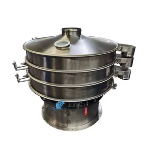 3 Decks Powder Vibrating Sieve /food Vibrating Sieve Machine Rotary Screener Machine