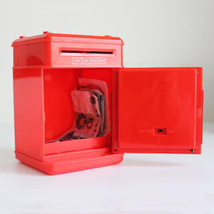 Hucha automática grande con contraseña para niños, máquina de depósito de <span class=keywords><strong>cajero</strong></span> automático, anuncio de voz de plástico ecológico, succión segura, comer dinero - Product Image 3