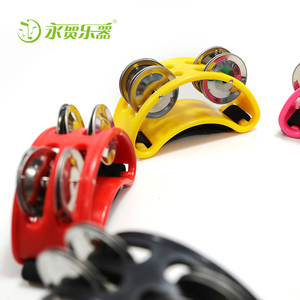 Instruments de musique à percussion mini taille clochette <span class=keywords><strong>tambourin</strong></span> pour enfants - Product Image 1