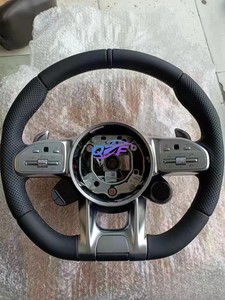 Volant de direction pour Mercedes-Benz <span class=keywords><strong>AMG</strong></span>, <span class=keywords><strong>prix</strong></span> d'usine, carbone et alcantara avec boutons LCD - Product Image 1