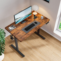Bureau Moderne en Métal Ergonomique et Sain Réglable en Hauteur Commercial à 2 Étages Moteur Électrique Double Levage Automatique Bureau de Bureau