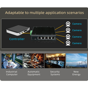 YN-SG105P4 công nghiệp Ethernet Thụ động PoE chuyển đổi <span class=keywords><strong>5</strong></span> cổng 10/100/1000Mbps 10Gbps Stackable Din-Rail mạng (48-57vdc cung cấp) - Product Image 5