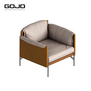 2025 mới gaozhuo văn phòng sofa bàn trà kết hợp kinh doanh hiện đại phòng tiếp tân ghế đơn Ba ghế sofa - Product Image 1