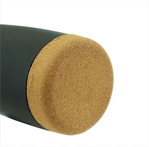 Wholesale Custom Logo 13oz 304 Stainless Steel Coffee <b>Mug</b> Cork Base Cups With Handle Bpa Free Flip Lid Promotional Gift - Product Image 4