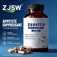Pilules de contrôle du poids naturelles en stock, prêtes pour la marque privée OEM, compléments alimentaires pour supprimer l'appétit, capsules amincissantes pour une perte de poids rapide