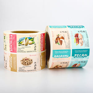 Étiquettes de noix personnalisées autocollants imprimés auto-adhésifs imperméables <span class=keywords><strong>à</strong></span> l'eau avec valeur nutritive pour amande de cajou - Product Image 6
