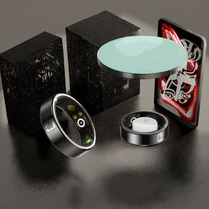 Anillo Inteligente NFC con Carga, Resistente al Agua 3ATM, Monitor de Frecuencia Cardíaca y Oxígeno en Sangre, Seguimiento del Sueño, Control Remoto a través de Aplicación, Hecho de Aleación Resistente - Product Image 3