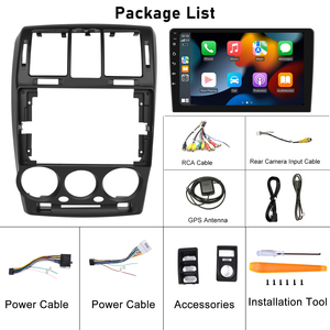 Podofo đôi DIN 9 inch <span class=keywords><strong>Android</strong></span> xe Stereo cho <span class=keywords><strong>Hyundai</strong></span> <span class=keywords><strong>Getz</strong></span> 2002 2011 Carplay <span class=keywords><strong>Android</strong></span> Auto GPS Wifi Hifi RDS hỗ trợ AHD máy ảnh - Product Image 6
