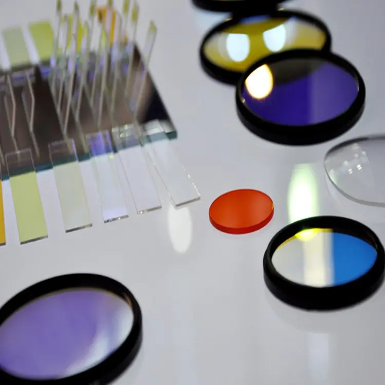 Filtro de revestimento óptico multiuso, filtro vermelho, azul, amarelo, verde, filme colorido de filtro de instrumento de beleza a laser