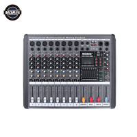 Système de Son Audio Professionnel Actif Complet avec Haut-Parleurs Line Array, Amplificateur Classe D, Microphone et Table de Mixage DJ
