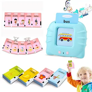Animal Vehicle Shape Color Kids English Learning Card Funny Flashcard Reading Listening Preschool Funny Electronic Toy