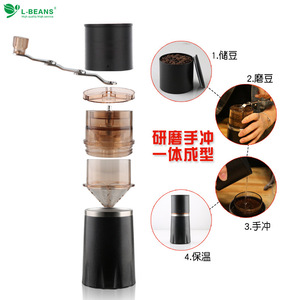 เครื่องบดกาแฟมือหมุนแบบพกพา ออลอินวัน พร้อมกรองกาแฟในตัว - Product Image 2