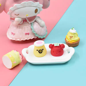 Leuke Broodjes Simulatie Dessert Resin Charms Cabochon Voor Diy Telefoon Decoratie Slime Maken Sleutelhanger Decoratie Craft - Product Image 4