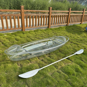 Kayak Transparente <span class=keywords><strong>de</strong></span> PC <span class=keywords><strong>de</strong></span> 2.44m para 1 Persona, Colorido, Ligero, Directo <span class=keywords><strong>de</strong></span> Fábrica, para Pesca y Recreación en Lagos - Product Image 6